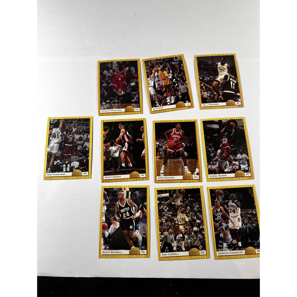 college‎ basket ball trading cards Classic 1993 Vintage Collecting Lot Of 10